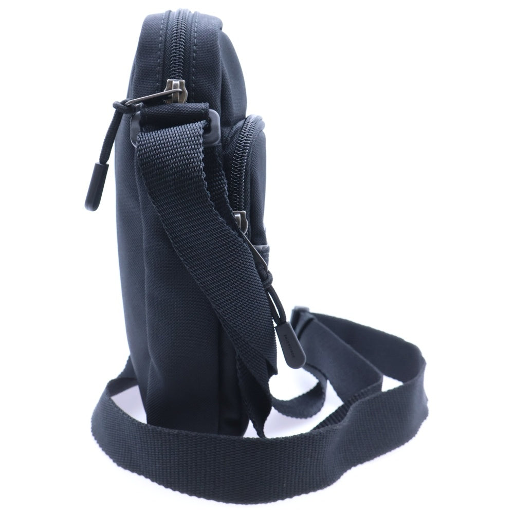 BALENCIAGA(バレンシアガ) ロゴ刺繍 ナイロンキャンバス ショルダーバッグ ブラック 638657