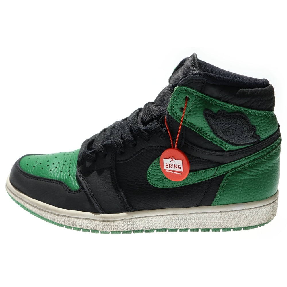 NIKE(ナイキ) AirJordan1 Retro High OG (2020) エアジョーダン1 ハイカットスニーカー グリーン US9/27cm 555088-030
