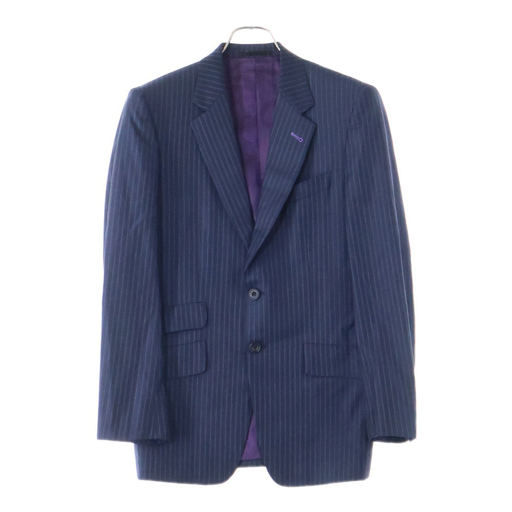 Paul Smith(ポールスミス) ×LORO PIANA ×ロロピアーナ ストライプテーラードスーツセットアップ パープル PL-ST-53875