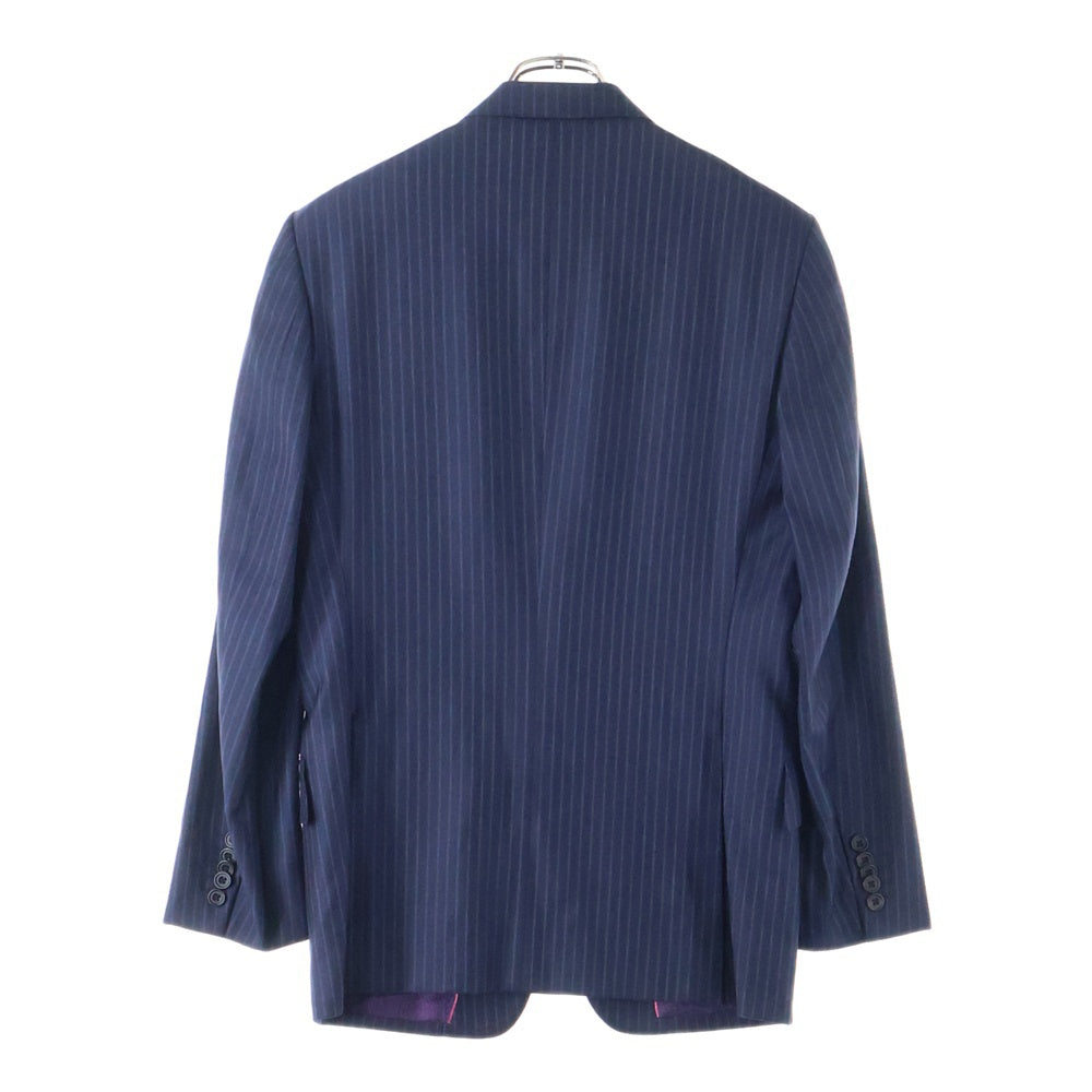 Paul Smith(ポールスミス) ×LORO PIANA ×ロロピアーナ ストライプテーラードスーツセットアップ パープル PL-ST-53875