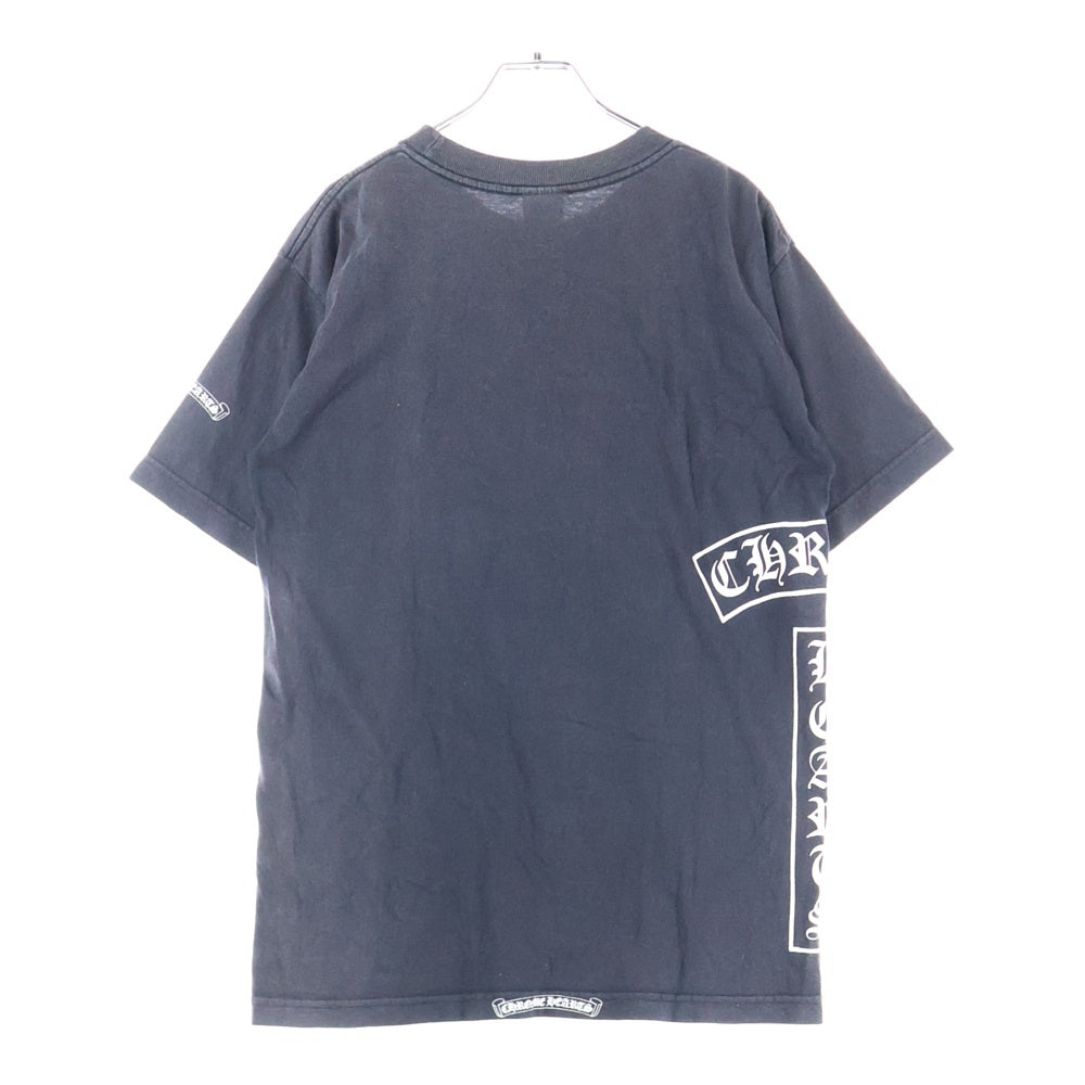 CHROME HEARTS(クロムハーツ) OLD CH CROSS オールド CHクロスプリント クルーネック半袖Tシャツカットソー ブラック