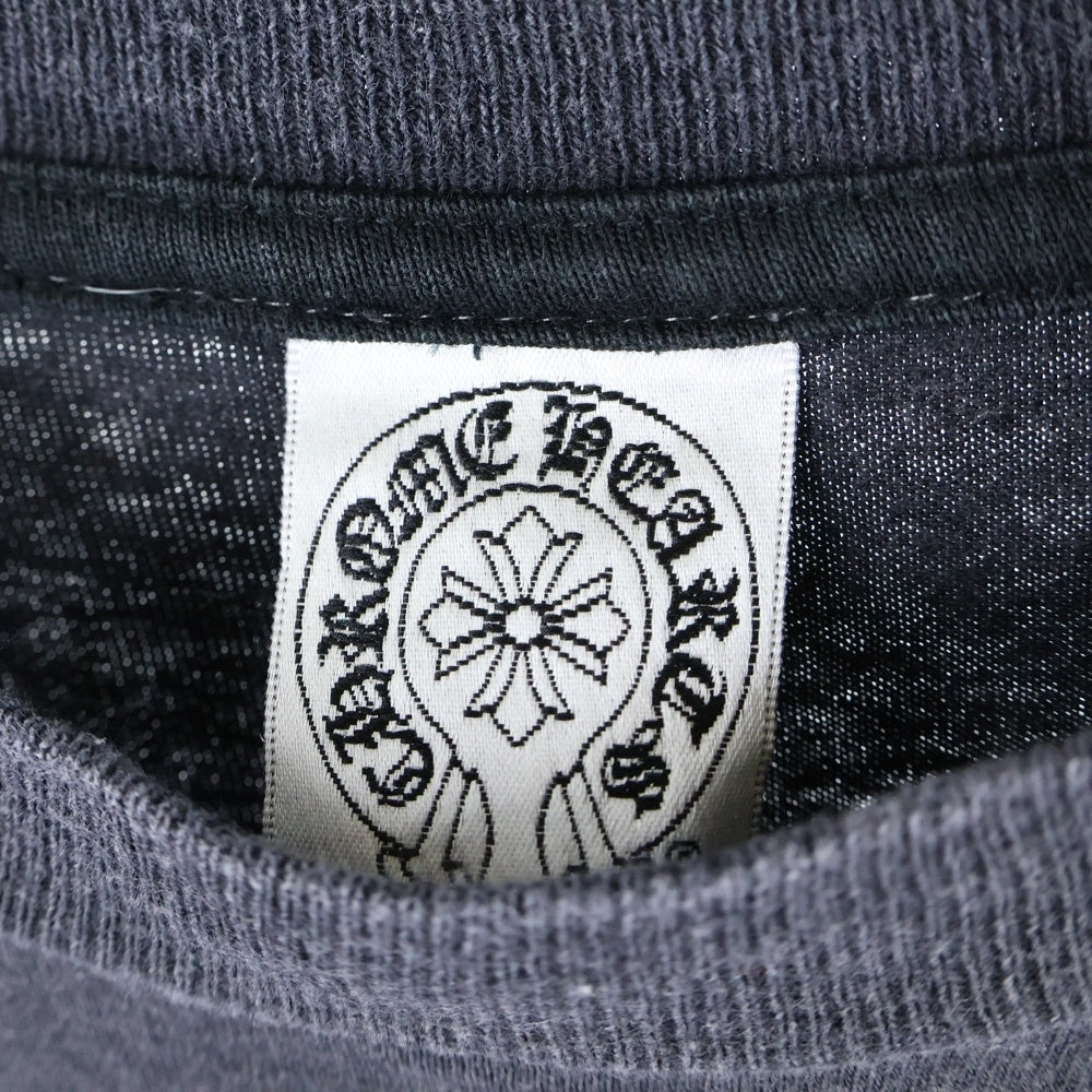 CHROME HEARTS(クロムハーツ) OLD CH CROSS オールド CHクロスプリント クルーネック半袖Tシャツカットソー ブラック