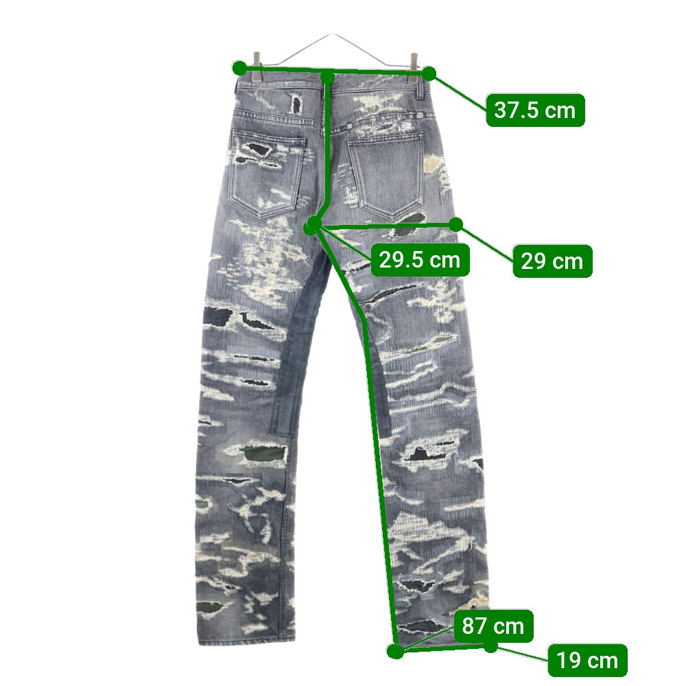 GIVENCHY(ジバンシィ) VINTAGE DISTRESS MOLESKIN JEANS デストロイ