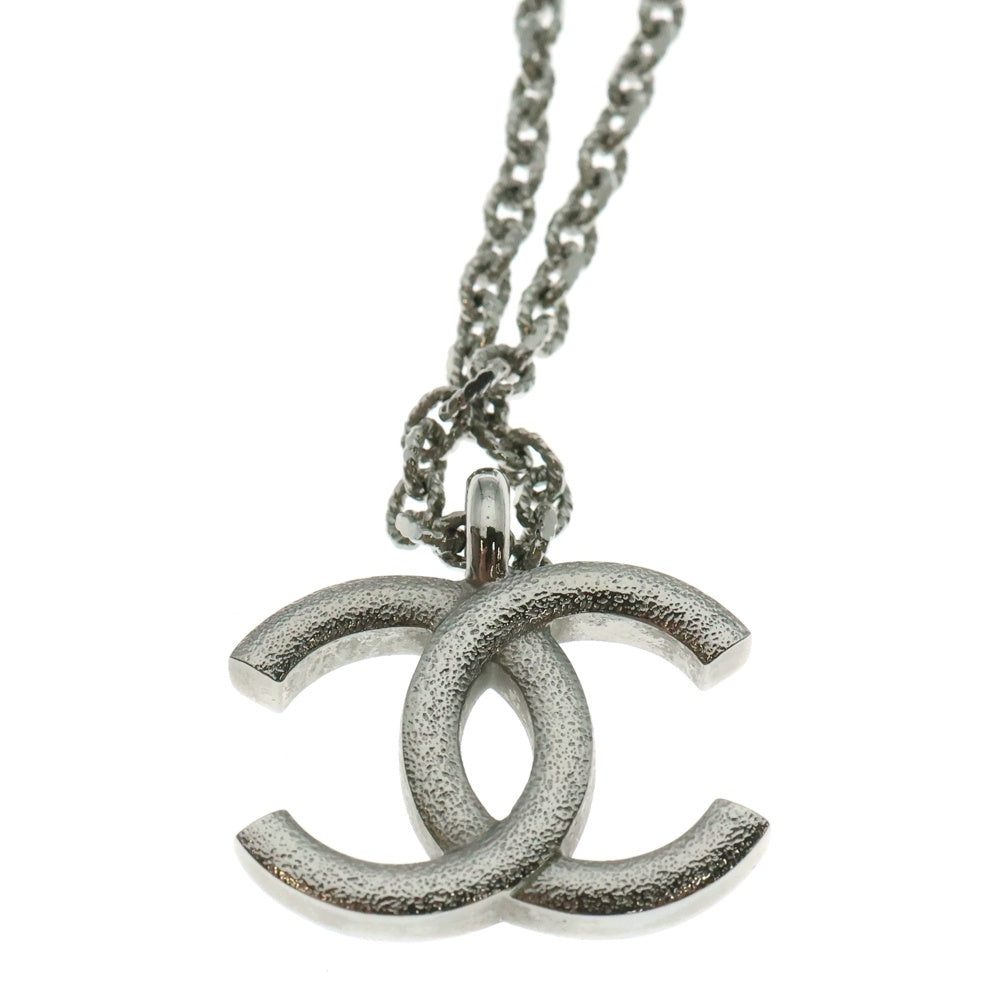 CHANEL(シャネル) ココマーク ラインストーン チェーンネックレス シルバー ABF793 B20581