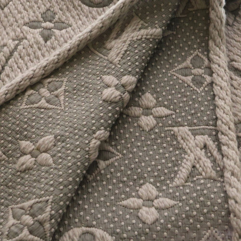 LOUIS VUITTON(ルイヴィトン) エシャルプ ロゴマニア グリペルル ウール マフラー ストール パープル レディース M74742