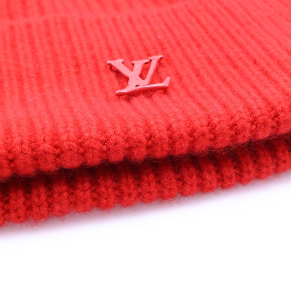 LOUIS VUITTON(ルイヴィトン) 21AW ボネ LV アヘッド ロゴ ニットキャップ レッド MP3249