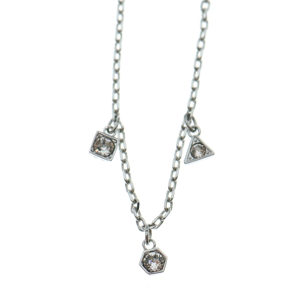 SWAROVSKI(スワロフスキー) Elements Trio Necklace エレメンツ トリオ チェーンネックレス シルバー 5568012
