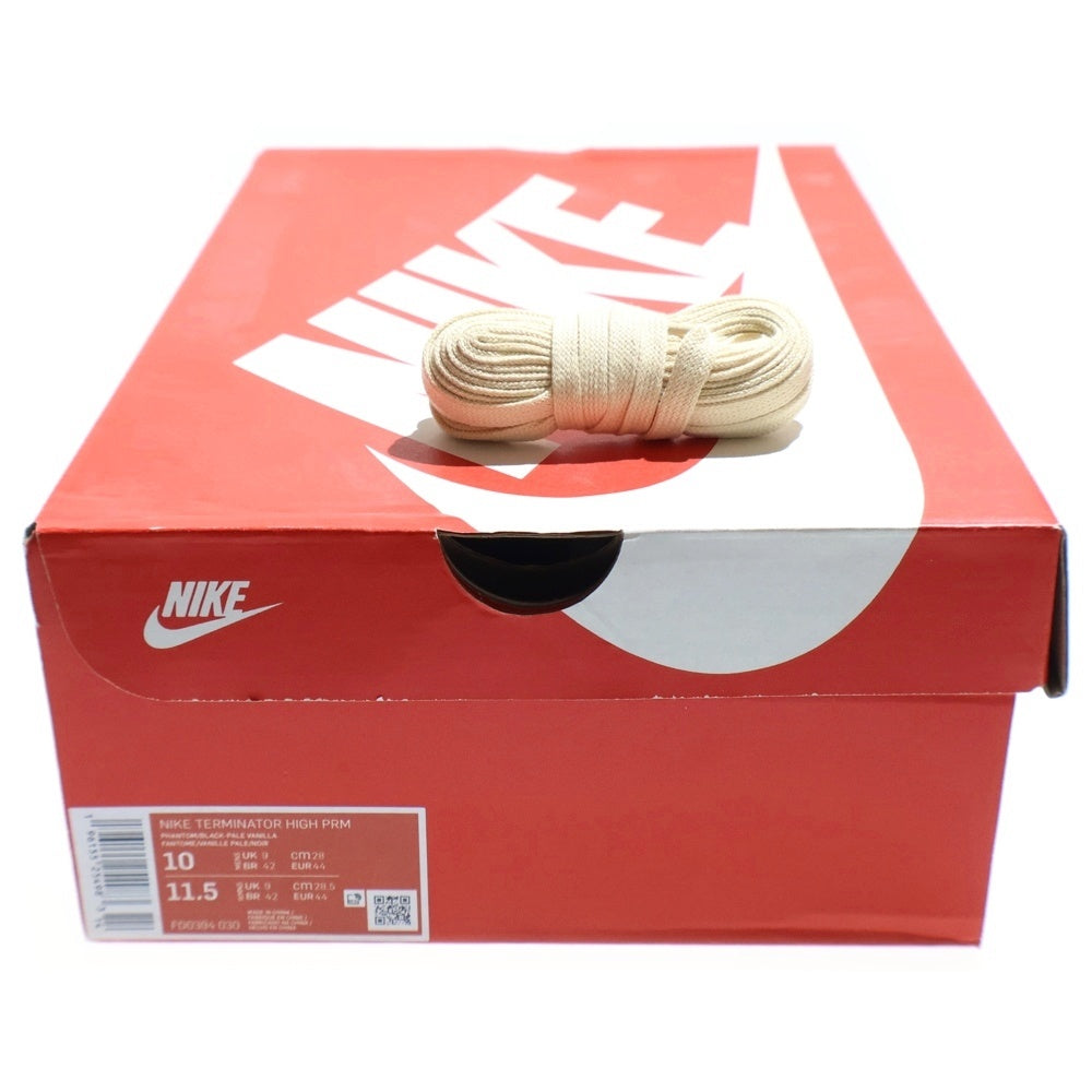 NIKE(ナイキ) TERMINATOR HIGH PRM ターミネーター ハイカットスニーカー ホワイト/ブラック US10/28cm FD0394-030