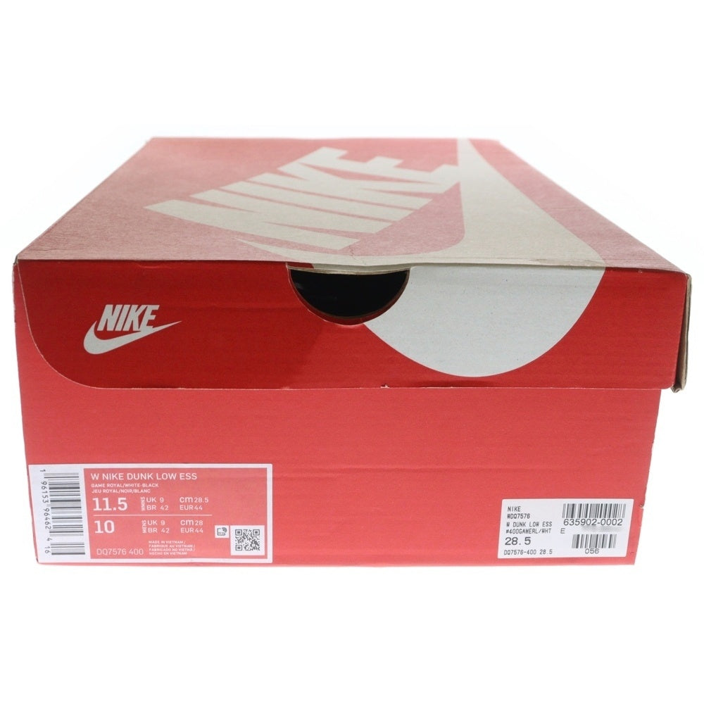 NIKE(ナイキ) WMNS DUNK LOW GAME ROYAL ウィメンズ ダンク ロー ゲーム ロイヤル ローカットスニーカー ブラック/ブルー US11.5/28.5 DQ7576-400