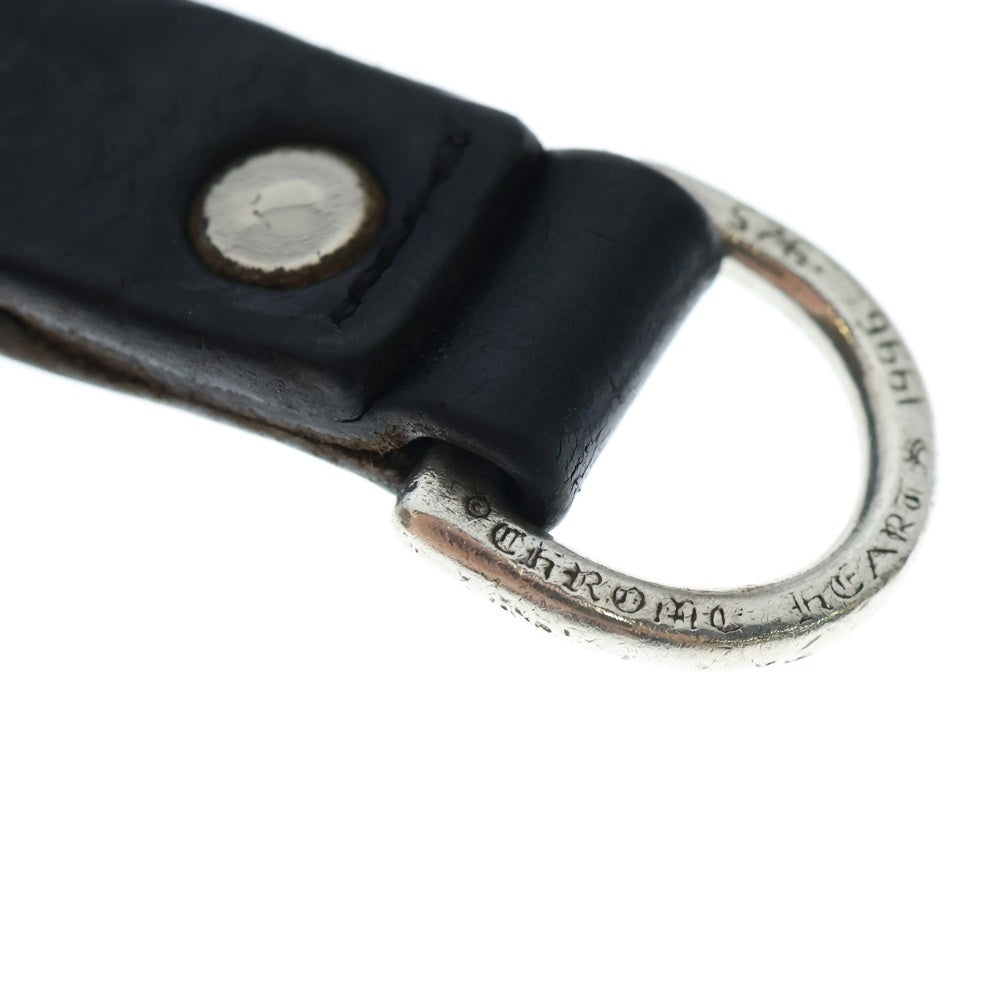 CHROME HEARTS(クロムハーツ) BELT LOOP D RING Dリング スターベルトループ ブラック/シルバー