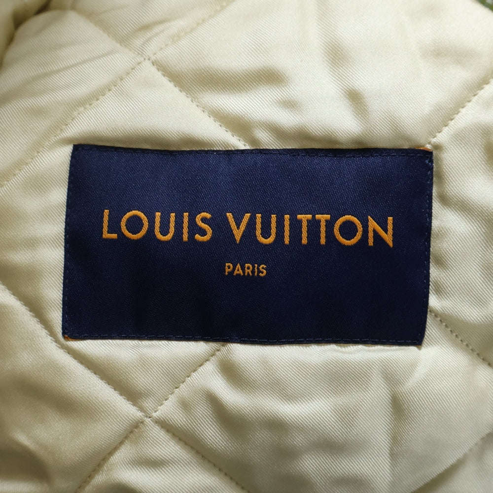 LOUIS VUITTON(ルイヴィトン) 22AW モノグラム フラワーデザイン デストロイ ワークウェア デニムジャケット インディゴ RM222 JF0 HNA90W