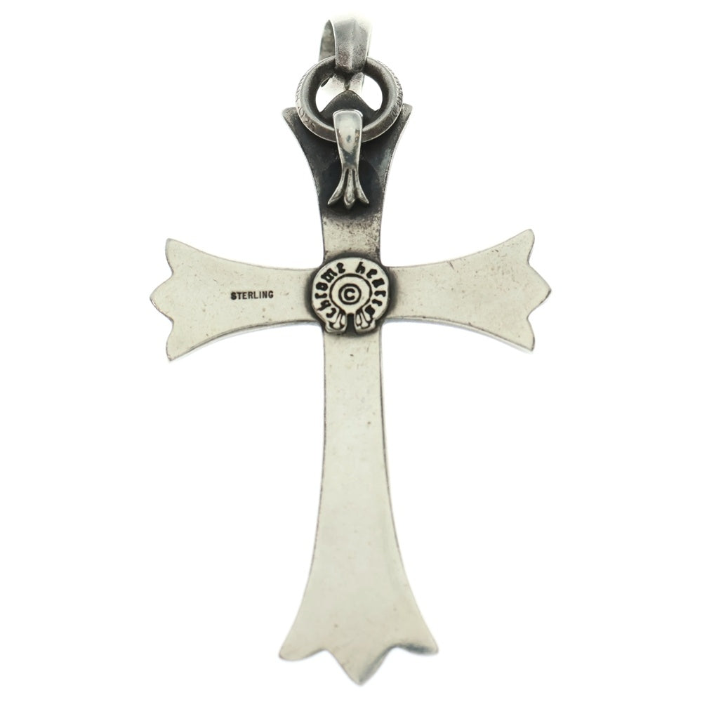 CHROME HEARTS(クロムハーツ) LG W BALE ラージCHクロス Wベイル ネックレストップ シルバー BCA393