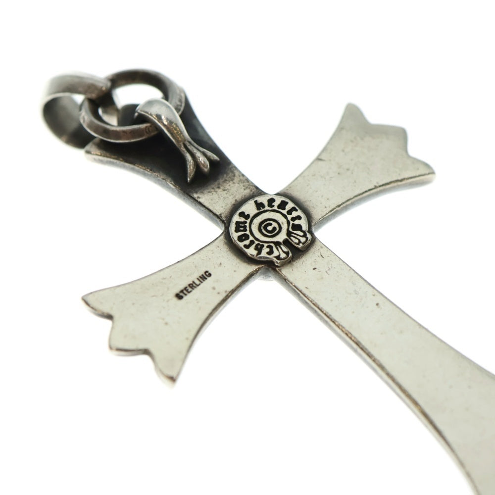 CHROME HEARTS(クロムハーツ) LG W BALE ラージCHクロス Wベイル ネックレストップ シルバー BCA393