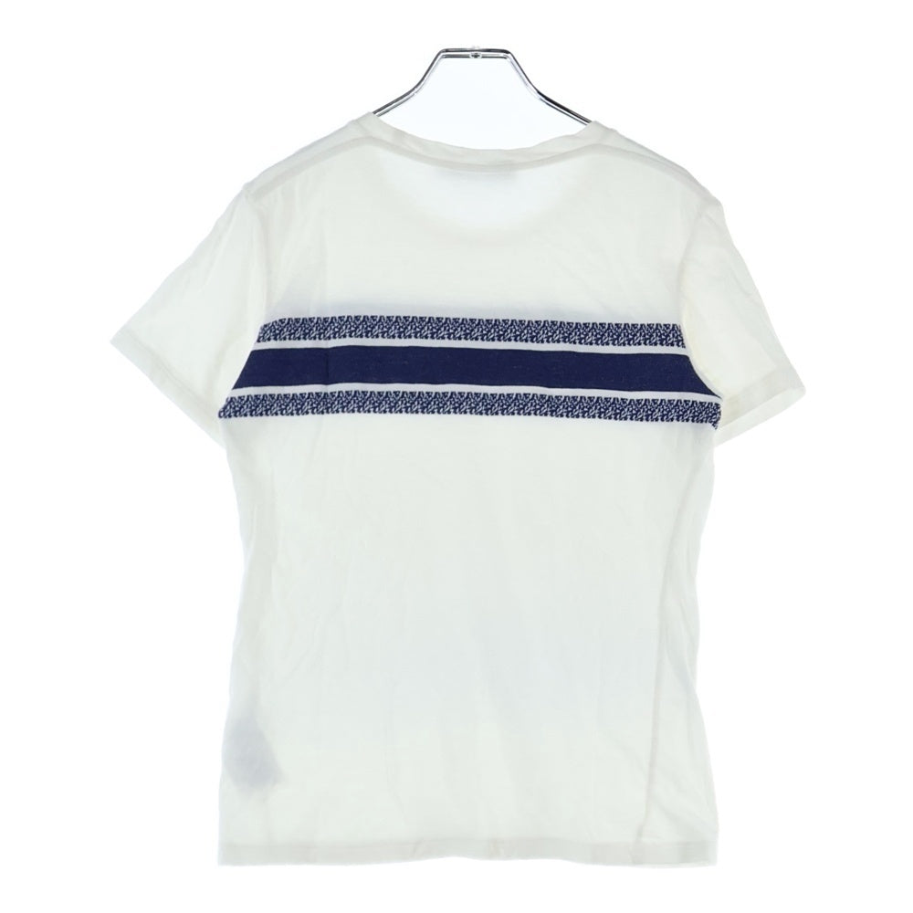 Christian Dior(クリスチャンディオール) 21SS ロゴジャガード クルーネック半袖Tシャツカットソー レディース ホワイト 143T04A4043