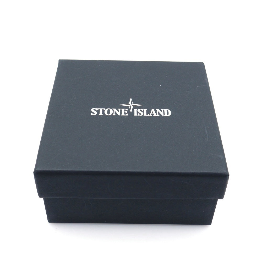 STONE ISLAND(ストーンアイランド) ロゴバックルナイロンテープベルト ブラック 801594071