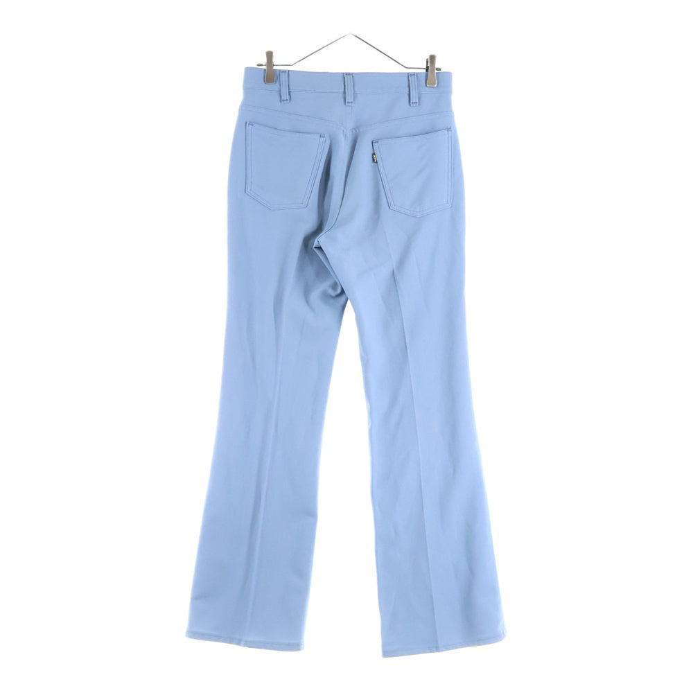 Levi's(リーバイス) VINTAGE 80s 646 ナイロンセンタープレススラックスベルボトムパンツ ブルー