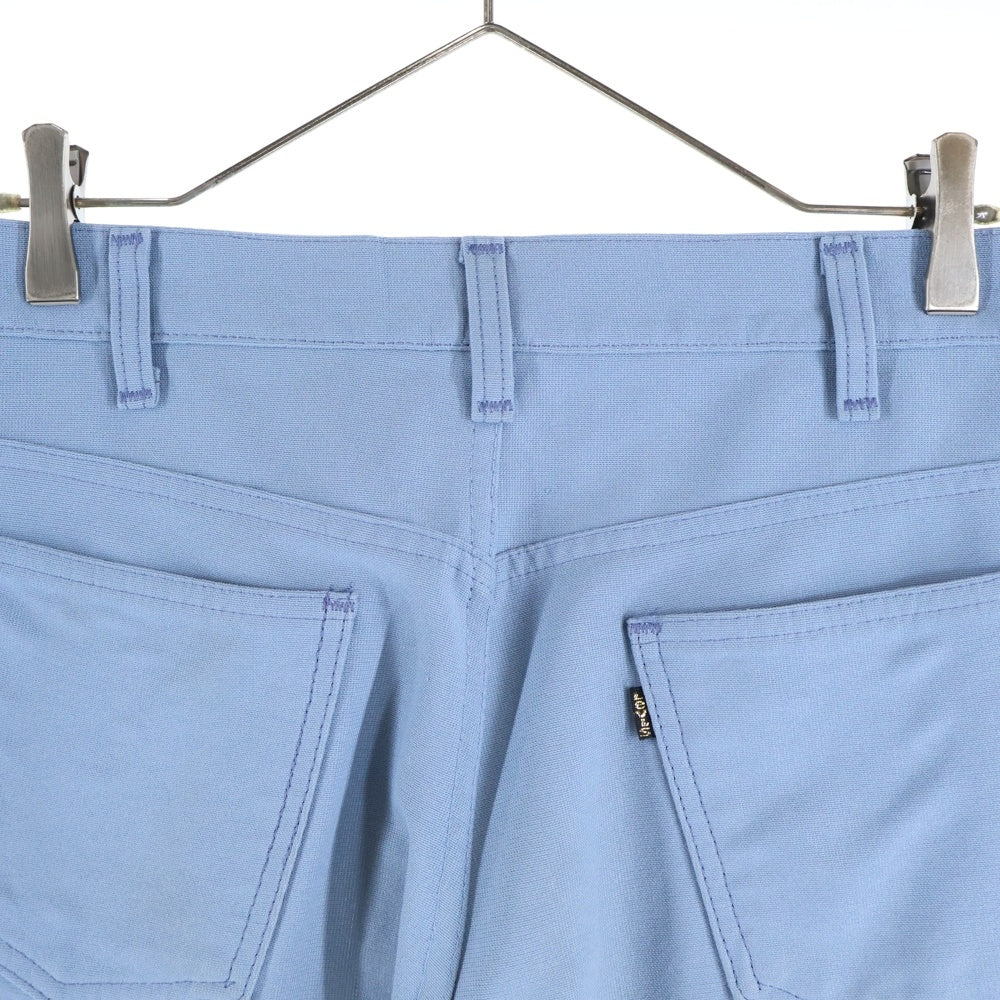 Levi's(リーバイス) VINTAGE 80s 646 ナイロンセンタープレススラックスベルボトムパンツ ブルー