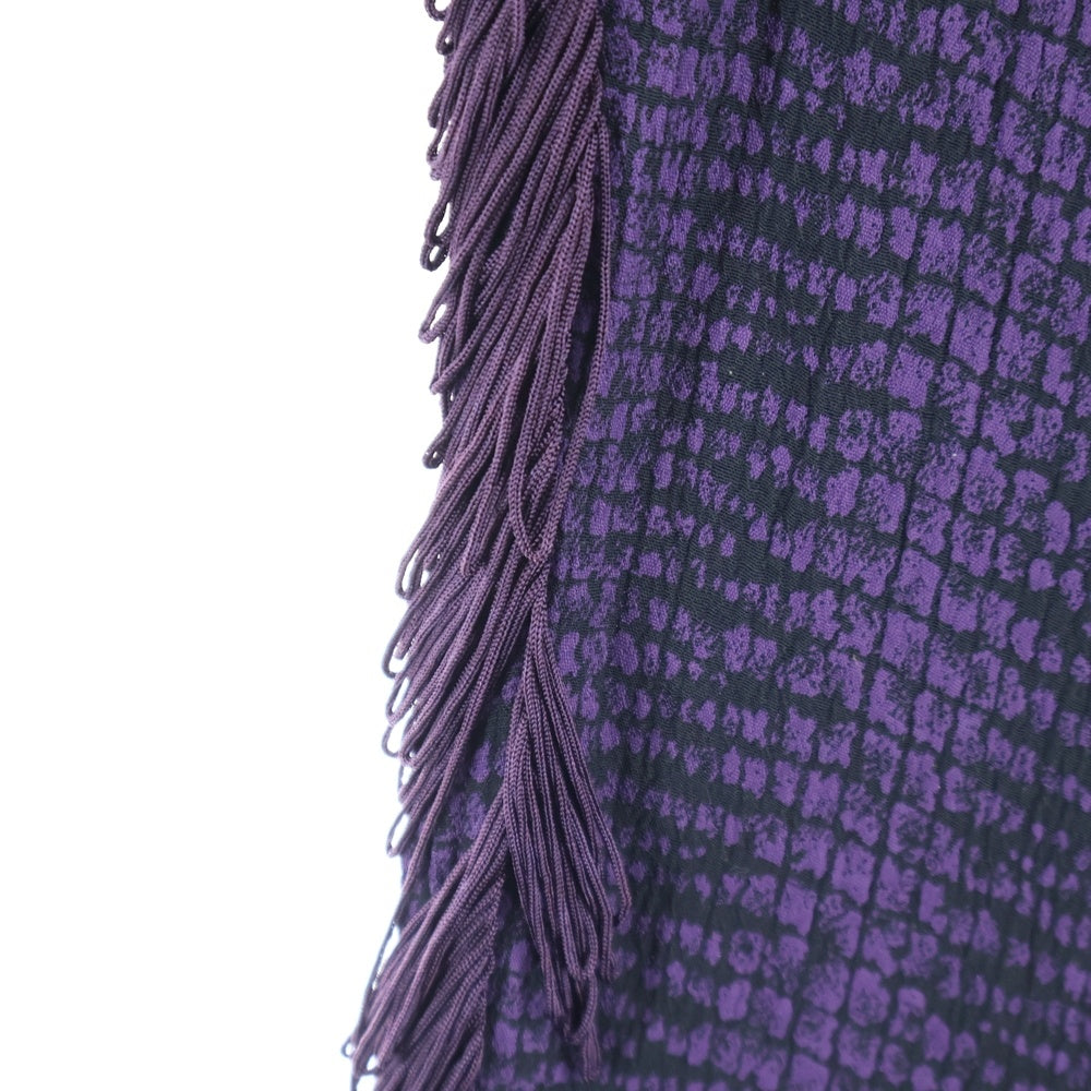 Needles(ニードルス) フリンジ総柄イージースラックスパンツ パープル OT197