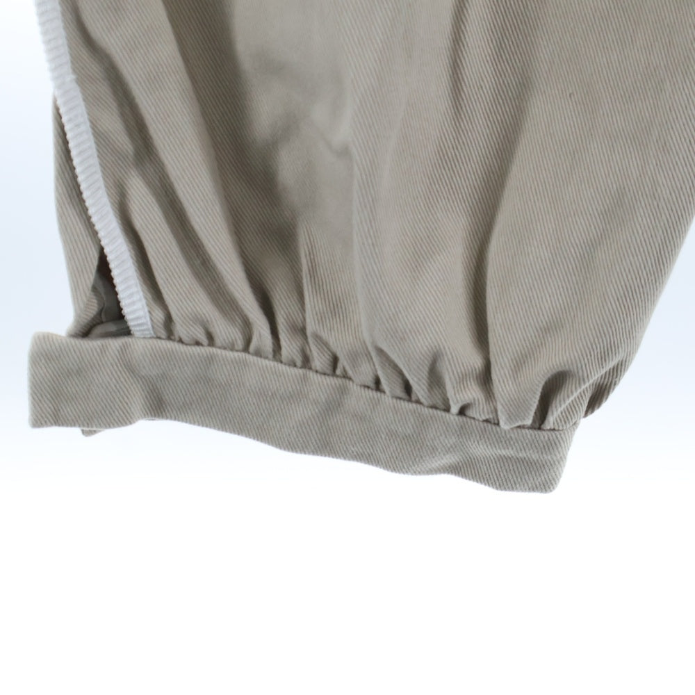 FENDI(フェンディ) コットン 裾ボタン付き ワイドパンツ レディース ベージュ FR6077-02W