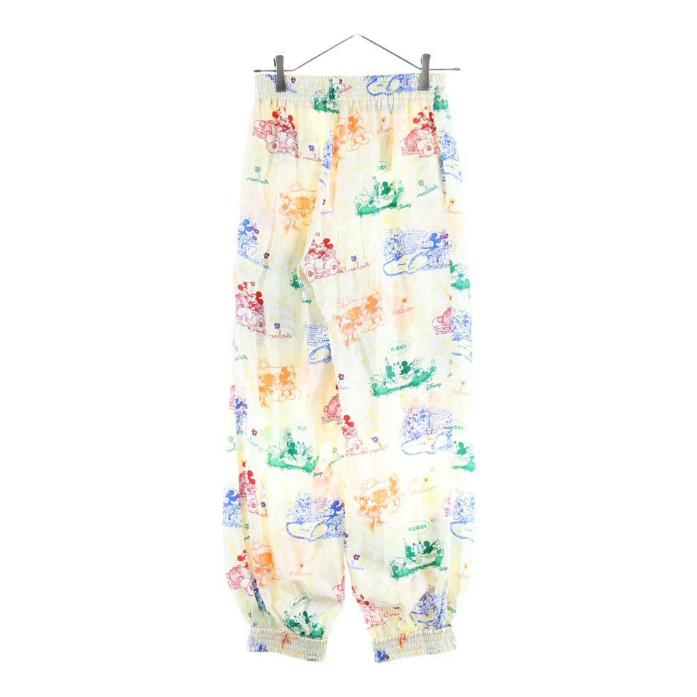 GUCCI(グッチ) ×DISNEY 総柄シルクパンツ マルチカラー 596965-ZADHJ