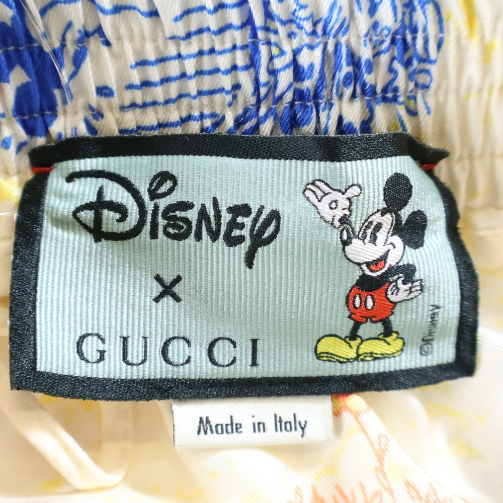 GUCCI(グッチ) ×DISNEY 総柄シルクパンツ マルチカラー 596965-ZADHJ