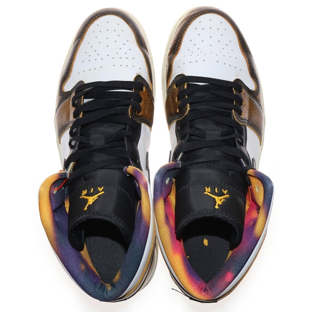 NIKE(ナイキ) Air Jordan 1 Mid Wear Away エアジョーダン1 ウェア アウェイ ミッドカットスニーカー ブラウン US12/30cm DQ8417-071