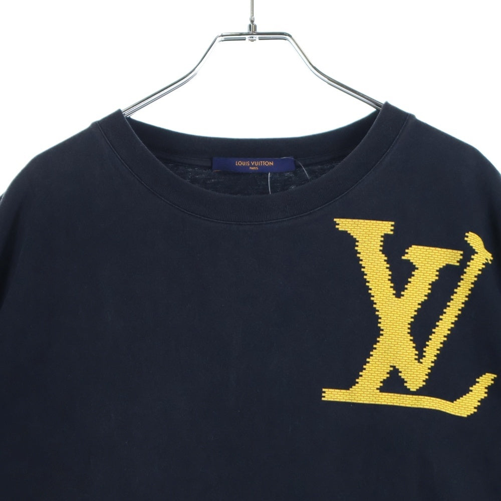 LOUIS VUITTON(ルイヴィトン) LVロゴ ブリックプリント クルー