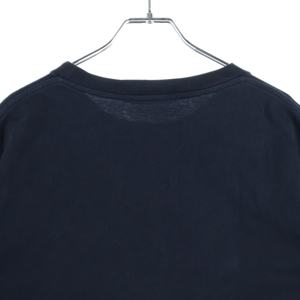 LOUIS VUITTON(ルイヴィトン) LVロゴ ブリックプリント クルーネック半袖Tシャツカットソー ブラック RM191 LVO HGY97W