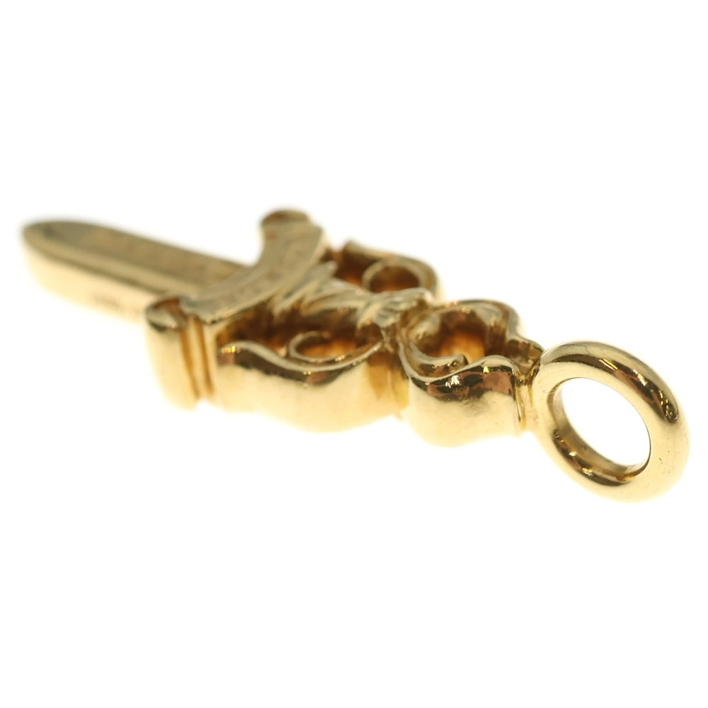 CHROME HEARTS(クロムハーツ) 22K DOUBLE DAGGER ダブルダガー ペンダントトップ ゴールド BCA038