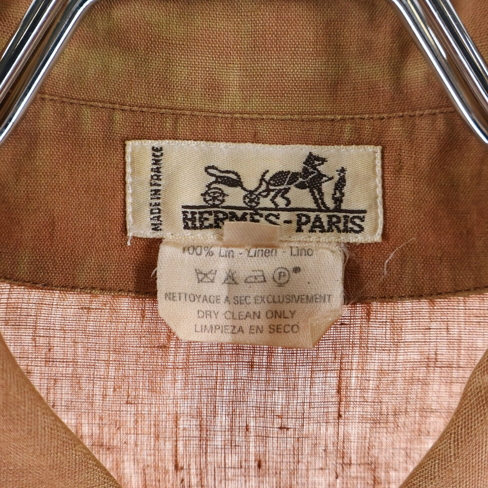 HERMES エルメス 2022AW 朝の散歩 Tシャツ コットン ブラウン HERMES エルメス 2022AW 朝の散歩 Tシャツ コットン ブラウン カットソー