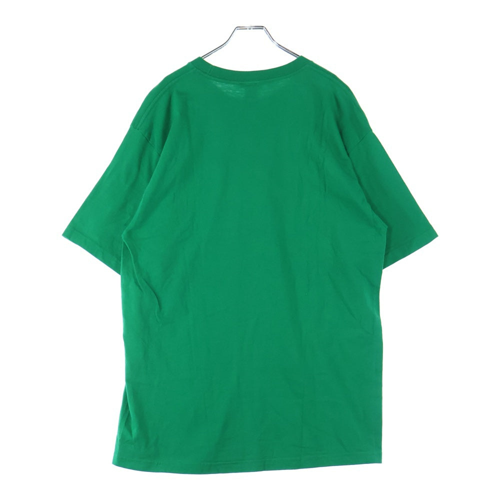 have a good time(ハブアグッドタイム) フロントロゴプリント クルーネック半袖Tシャツカットソー グリーン