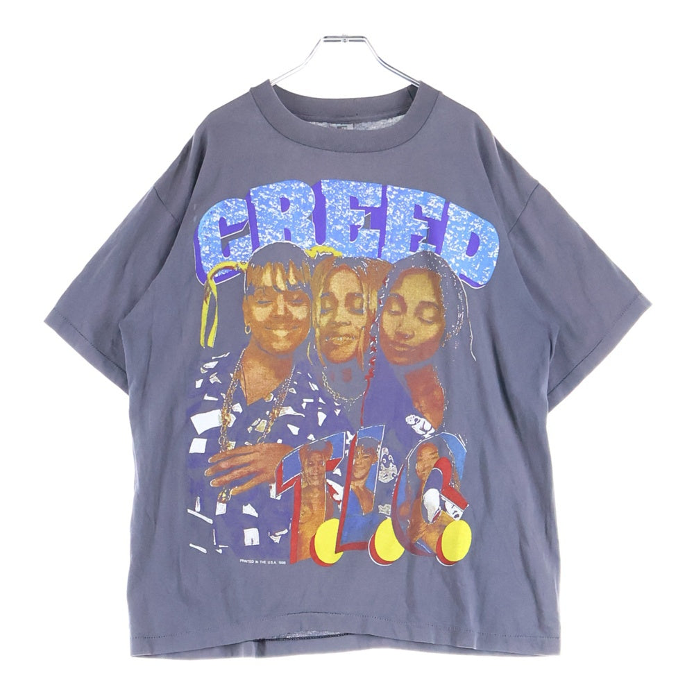 VINTAGE(ヴィンテージ) 90S TLC CREEP TEE 両面プリント クルーネック半袖Tシャツカットソー グレー