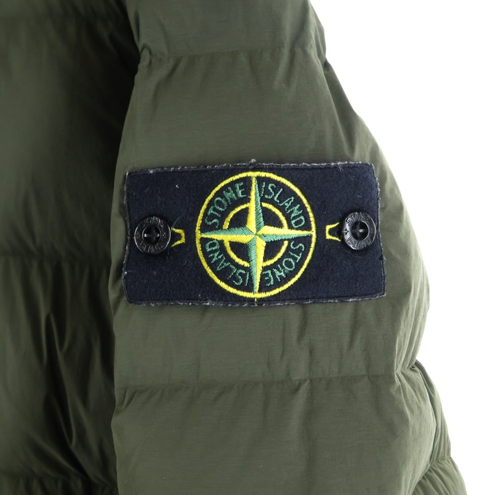 STONE ISLAND(ストーンアイランド) SEAMLESS TUNNEL NYLON DOWN-TC シームレス トンネルフーデッドナイロンダウンジャケット カーキ 791543728