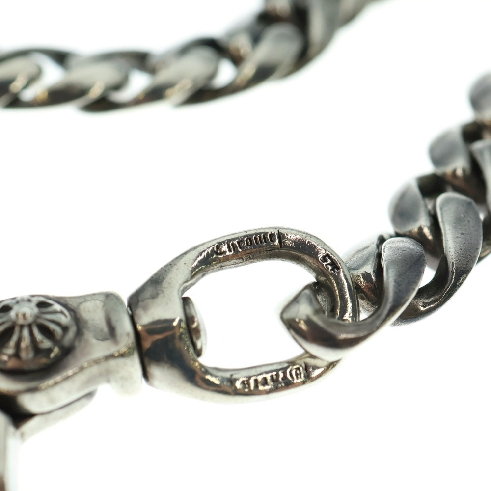 CHROME HEARTS(クロムハーツ) CLASSIC SHORT-S/ 1クリップショートクラシック ウォレットチェーン シルバー BCA067