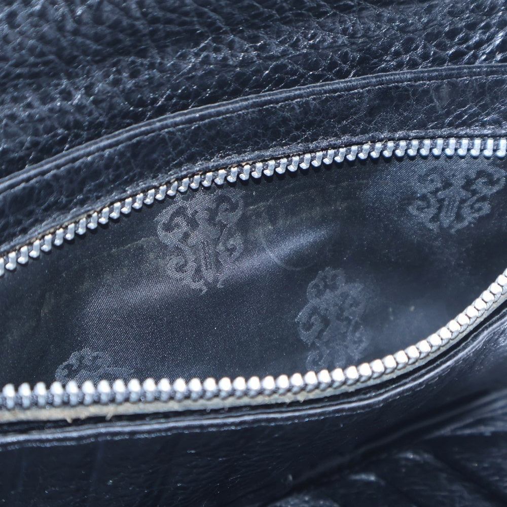 CHROME HEARTS(クロムハーツ) WAVE ウェーブ レザーウォレット 財布 ブラック BCA374