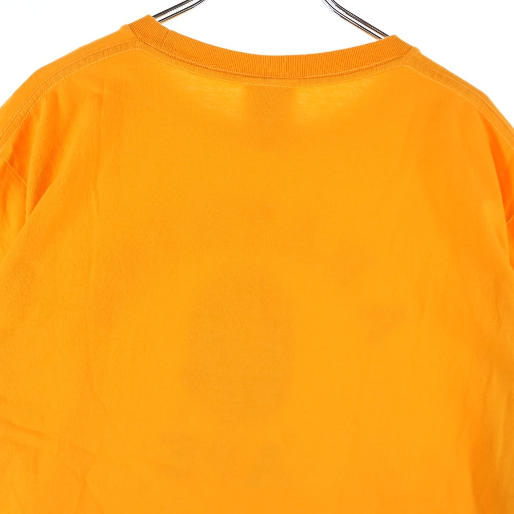 A BATHING APE(アベイシングエイプ) Camo College Tee カモ柄 カレッジ クルーネック半袖Tシャツカットソー オレンジ