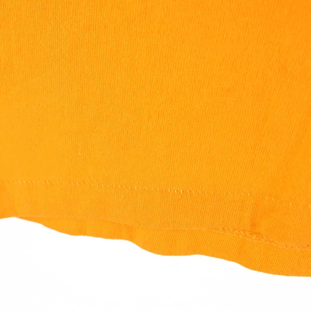 A BATHING APE(アベイシングエイプ) Camo College Tee カモ柄 カレッジ クルーネック半袖Tシャツカットソー オレンジ