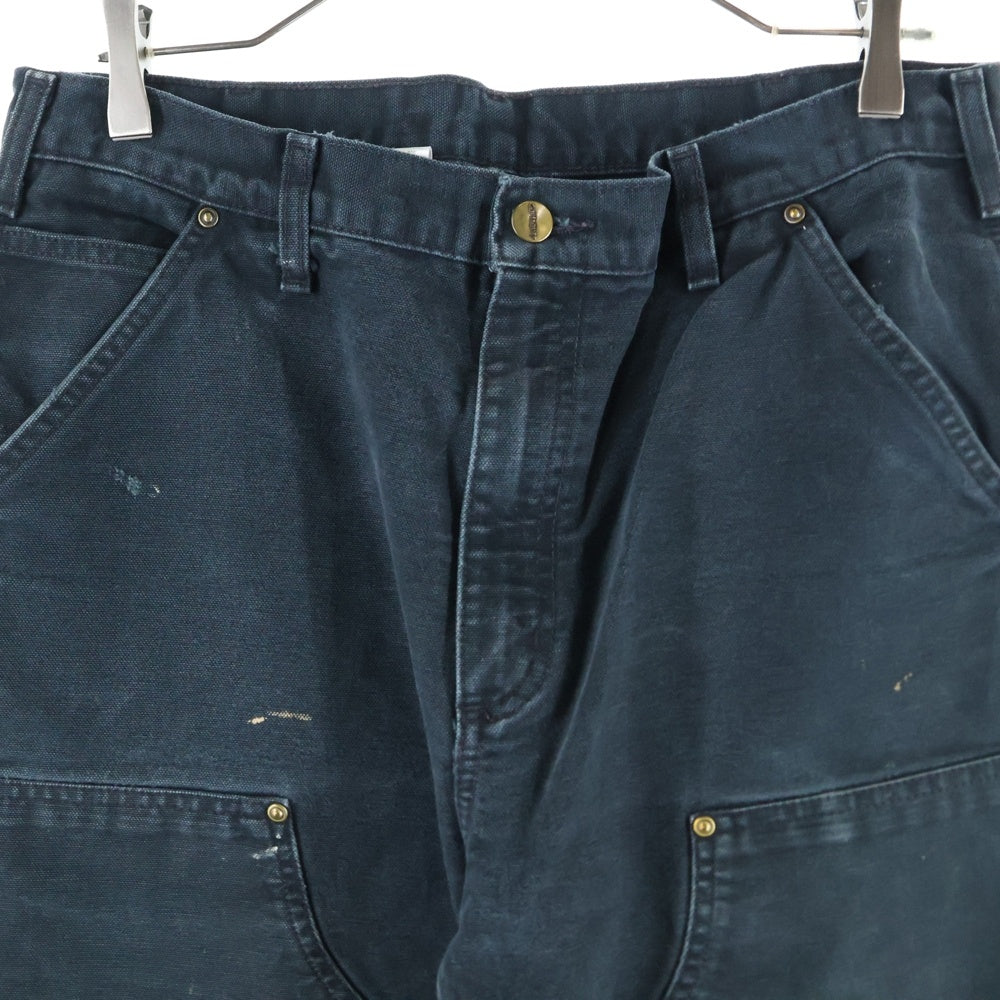 CARHARTT(カーハート) DUNGAREE FIT DOUBLE KNEE ダンガリーフィット ダック ダブルニーペインターパンツ ブラック