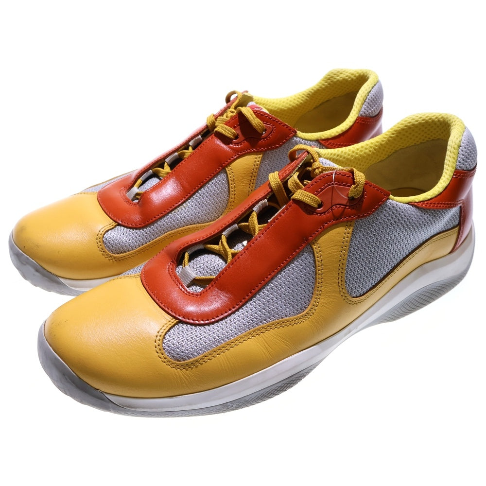 PRADA SPORT(プラダ スポーツ) Americas cup アメリカズカップ ローカットスニーカー イエロー