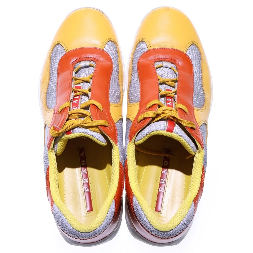 PRADA SPORT(プラダ スポーツ) Americas cup アメリカズカップ ローカットスニーカー イエロー
