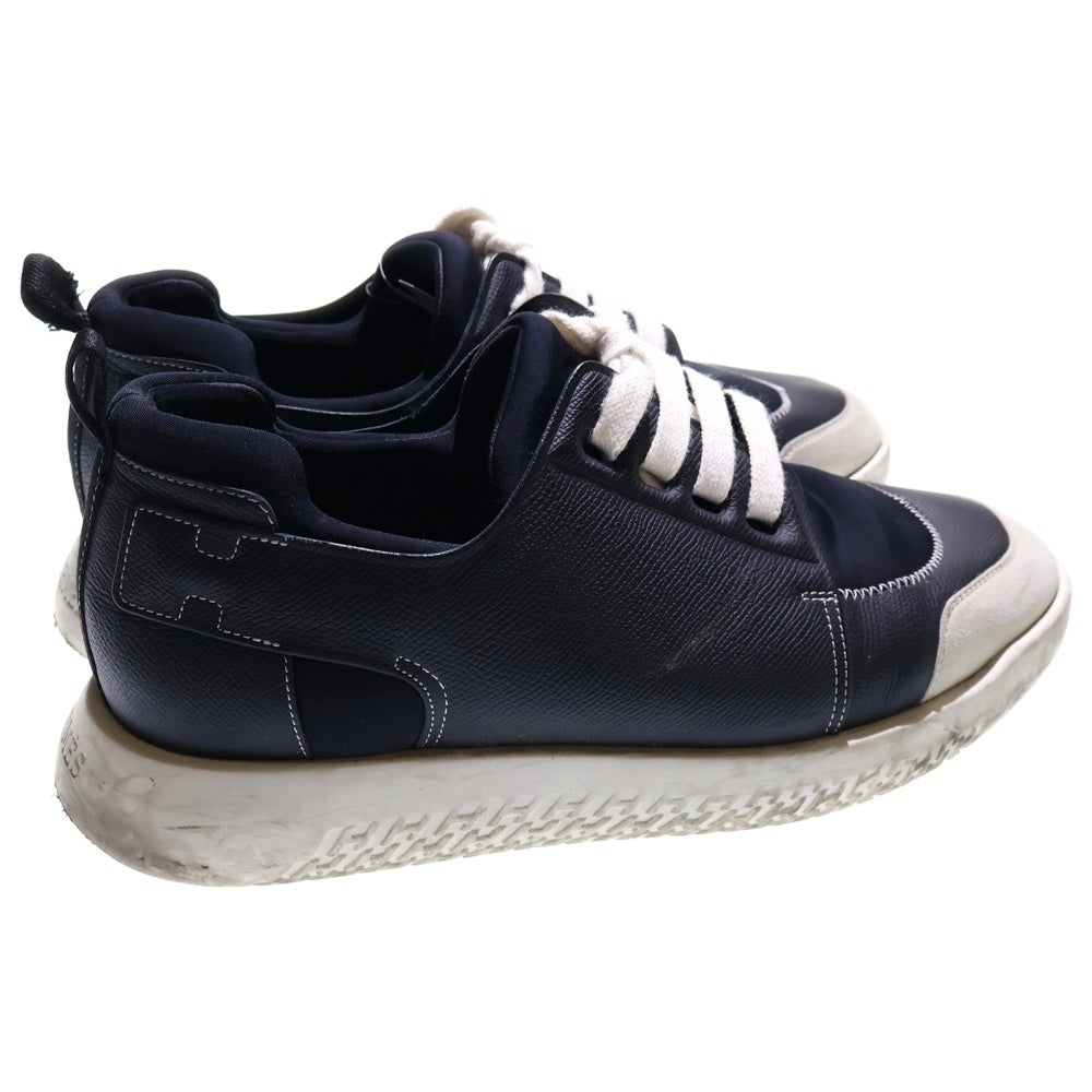 HERMES(エルメス) Vitesse ヴィテス カーフレザー ローカットスニーカー ブラック