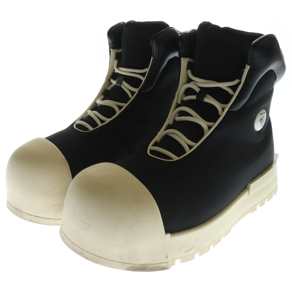 Free World Order FVVO(フリーワールドオーダー) ×ROCKSTA THICK SOLED HIGH TOP BOOTS ロックスター 厚底ブーツ ブラック FWD0403324