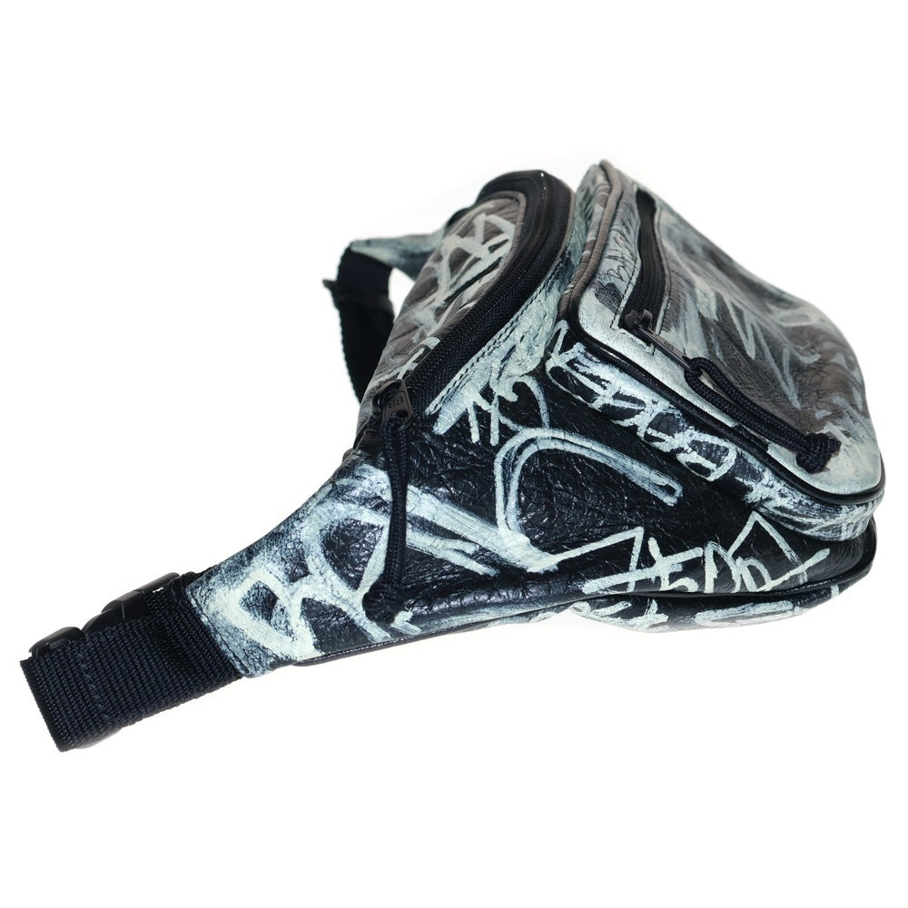 BALENCIAGA(バレンシアガ) EXPLORER Belt Bag Graffiti エクスプローラーベルトバッグ グラフィティ ブラック 529550210L51090