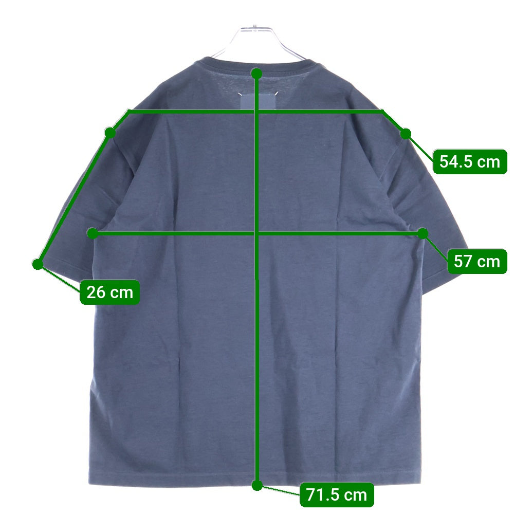Maison Margiela(メゾンマルジェラ) 4ステッチ オーバーサイズ クルーネック半袖Tシャツカットソー グレー S50GC0646