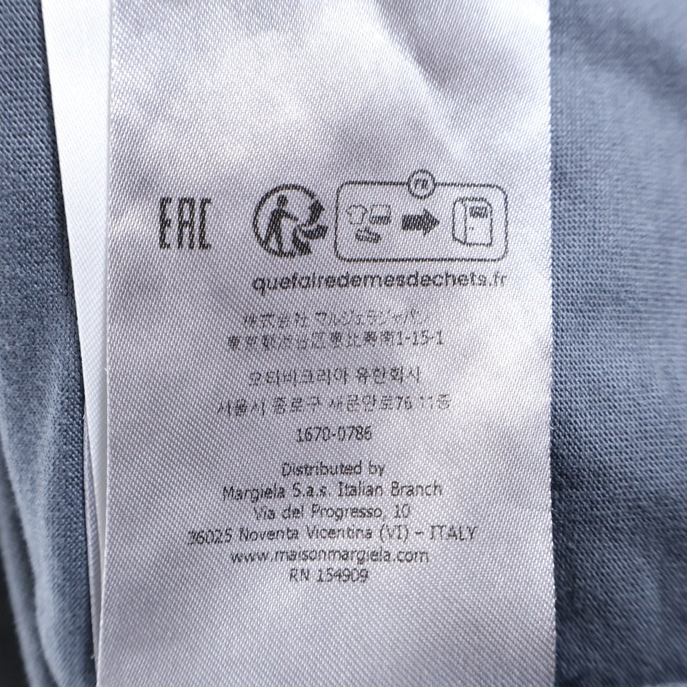Maison Margiela(メゾンマルジェラ) 4ステッチ オーバーサイズ クルーネック半袖Tシャツカットソー グレー S50GC0646