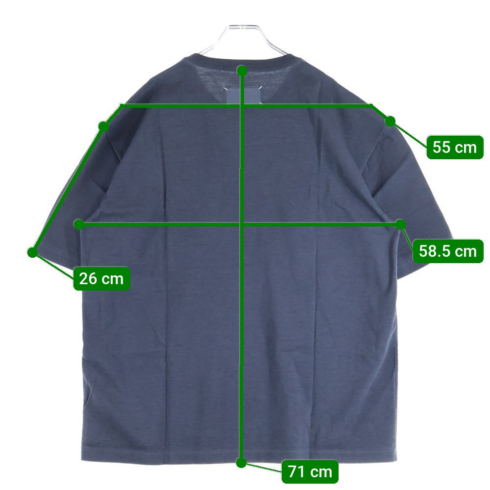 Maison Margiela(メゾンマルジェラ) 4ステッチ オーバーサイズ クルーネック半袖Tシャツカットソー グレー S50GC0646