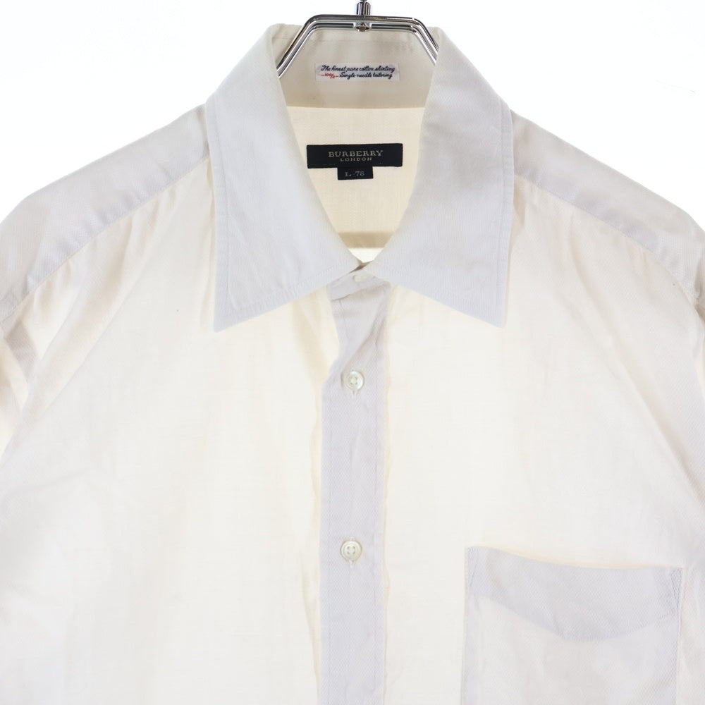 BURBERRY LONDON(バーバリーロンドン) レギュラーカラー長袖シャツ ホワイト