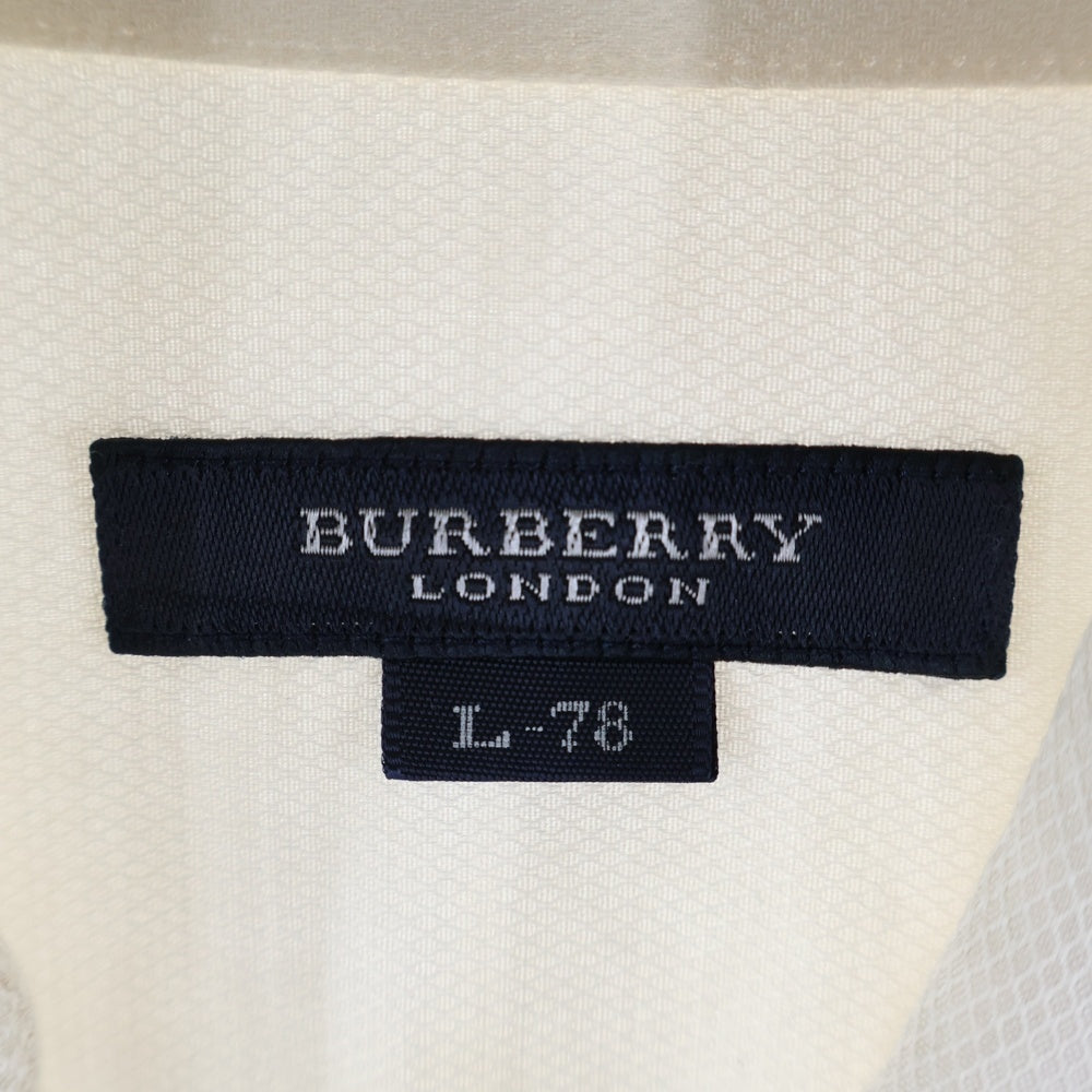 BURBERRY LONDON(バーバリーロンドン) レギュラーカラー長袖シャツ ホワイト