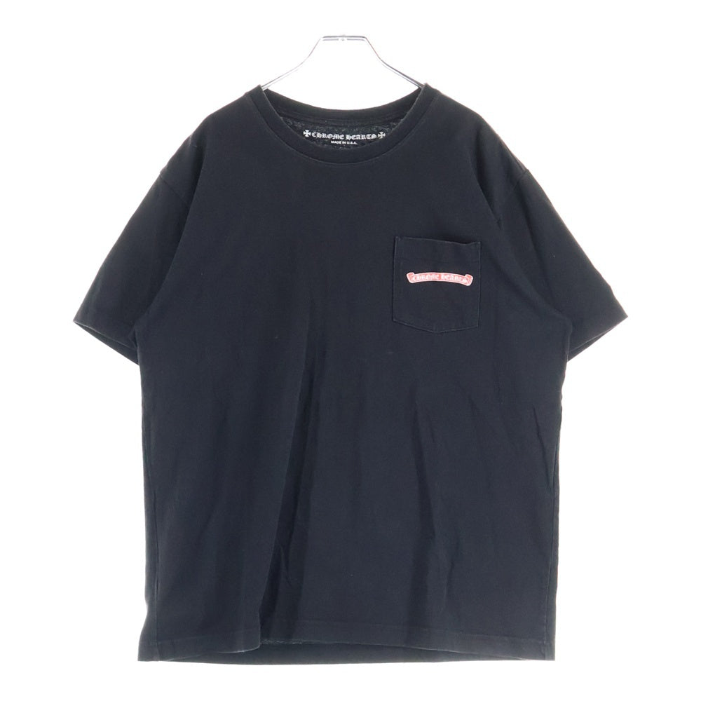 CHROME HEARTS(クロムハーツ) ×MATTY BOY Stay Fast ×マッティボーイ ステイファスト バックプリントクルーネック半袖Tシャツカットソー ブラック