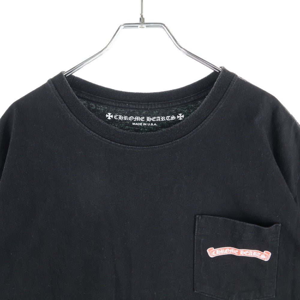 CHROME HEARTS(クロムハーツ) ×MATTY BOY Stay Fast ×マッティボーイ ステイファスト バックプリントクルーネック半袖Tシャツカットソー ブラック